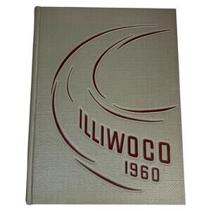 VTG 1960 "Illiwoco" MacMurray College Hardcover Yearbook Jacksonville Illinois